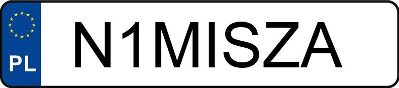 Numer rejestracyjny N1MISZA posiada AUDI A4