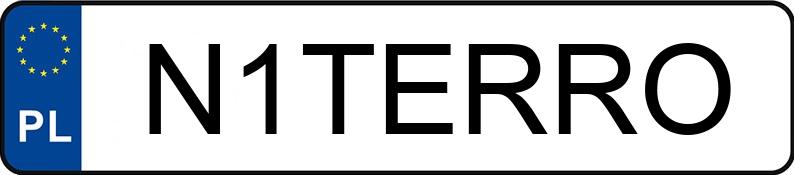 Numer rejestracyjny N1TERRO posiada CHEVROLET CAMARO Numer rejestracyjny N1TERRO posiada CHEVROLET CAMARO