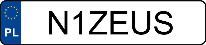 Numer rejestracyjny N1ZEUS posiada MERCEDES-BENZ C 320 CDI