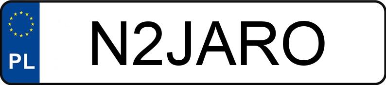 Numer rejestracyjny N2JARO posiada BMW 320D