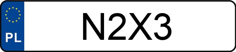 Numer rejestracyjny N2X3 posiada CHEVROLET (USA) Equinox MR`18 E6 LT