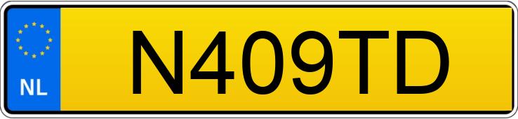 Numer rejestracyjny N409TD posiada SKODA ENYAQ 80