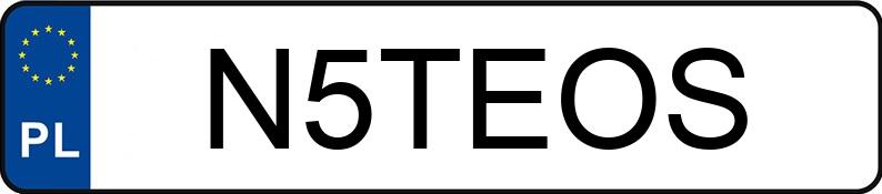 Numer rejestracyjny N5TEOS posiada KIA PICANTO