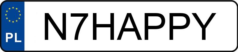 Numer rejestracyjny N7HAPPY posiada BMW 118 D Numer rejestracyjny N7HAPPY posiada BMW 118 D