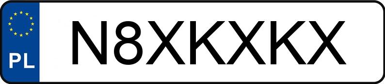 Numer rejestracyjny N8XKXKX posiada BMW 740 Diesel MR`19 E6d G11/G12 xDrive Steptronic