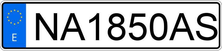 Numer rejestracyjny NA1850AS posiada BMW SERIE 3