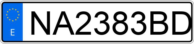 Numer rejestracyjny NA2383BD posiada MAZDA 323 Numer rejestracyjny NA2383BD posiada MAZDA 323