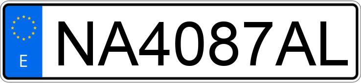 Numer rejestracyjny NA4087AL posiada CITROEN JUMPER