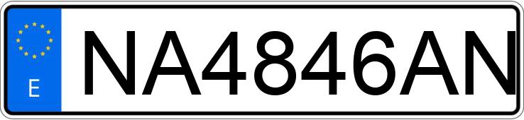 Numer rejestracyjny NA4846AN posiada AUDI A6