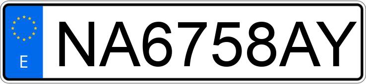 Numer rejestracyjny NA6758AY posiada VOLKSWAGEN GOLF Numer rejestracyjny NA6758AY posiada VOLKSWAGEN GOLF