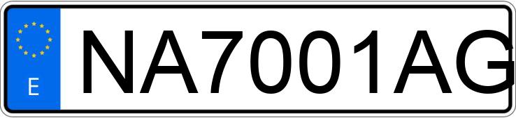 Numer rejestracyjny NA7001AG posiada OPEL ASTRA