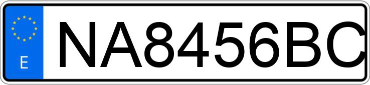 Numer rejestracyjny NA8456BC posiada MITSUBISHI GALANT