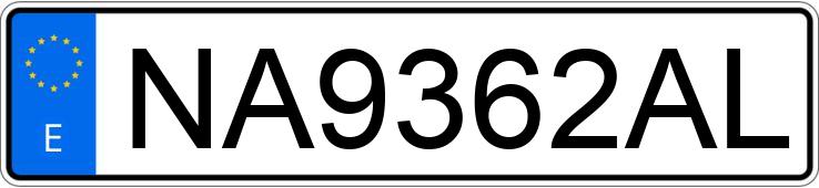 Numer rejestracyjny NA9362AL posiada FORD MAVERICK