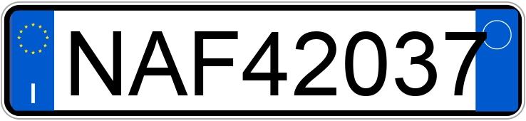 Numer rejestracyjny NAF42037 posiada FIAT 127