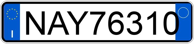 Numer rejestracyjny NAY76310 posiada FIAT Panda 1a serie Numer rejestracyjny NAY76310 posiada FIAT Panda 1a serie