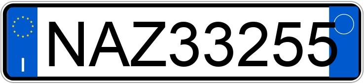 Numer rejestracyjny NAZ33255 posiada FIAT 126