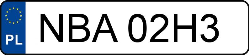 Numer rejestracyjny NBA 02H3 posiada VOLKSWAGEN LT 40 Diesel MR`92 4.0t LT 40 Diesel MR`92 4.0t - NBA02H3