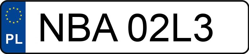 Numer rejestracyjny NBA 02L3 posiada TOYOTA TOYOTA YARIS CROSS - NBA02L3
