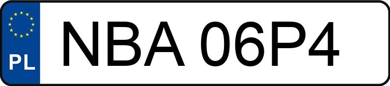Numer rejestracyjny NBA 06P4 posiada AUDI A4 Avant 2.5 TDi Kat. MR`00 E3 8E A4 Avant 2.5 TDi Kat. MR`00 E3 8E - NBA06P4