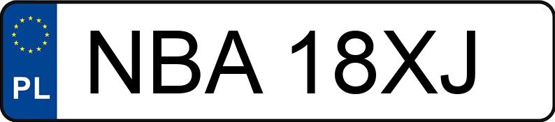 Numer rejestracyjny NBA 18XJ posiada BMW 318i Kat. MR`98 E46 318i Kat. MR`98 E46 - NBA18XJ