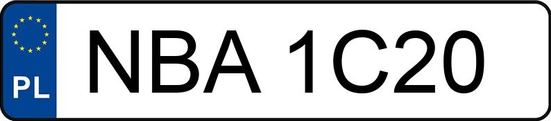 Numer rejestracyjny NBA 1C20 posiada AUTOSAN S.A. H9.21 12.5t H9.21 12.5t - NBA1C20