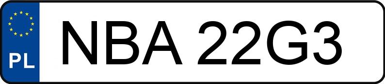 Numer rejestracyjny NBA 22G3 posiada VOLKSWAGEN PASSAT - NBA22G3 Numer rejestracyjny NBA 22G3 posiada VOLKSWAGEN PASSAT - NBA22G3