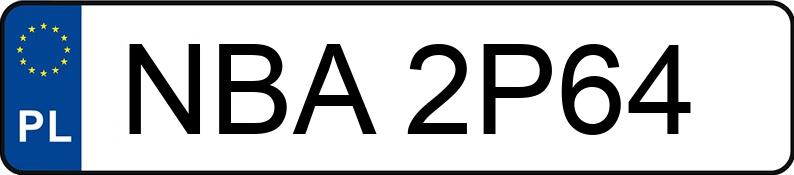 Numer rejestracyjny NBA 2P64 posiada MERCEDES-BENZ E 220 CDI - NBA2P64