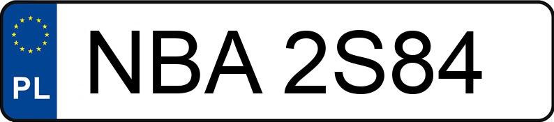 Numer rejestracyjny NBA 2S84 posiada SKODA Superb II 2.0 TDI-CR MR`08 E5 - NBA2S84