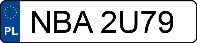 Numer rejestracyjny NBA 2U79 posiada AUDI A3 1.9 TDI - NBA2U79 Numer rejestracyjny NBA 2U79 posiada AUDI A3 1.9 TDI - NBA2U79