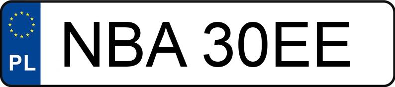 Numer rejestracyjny NBA 30EE posiada PEUGEOT 206 MISTRAL - NBA30EE Numer rejestracyjny NBA 30EE posiada PEUGEOT 206 MISTRAL - NBA30EE