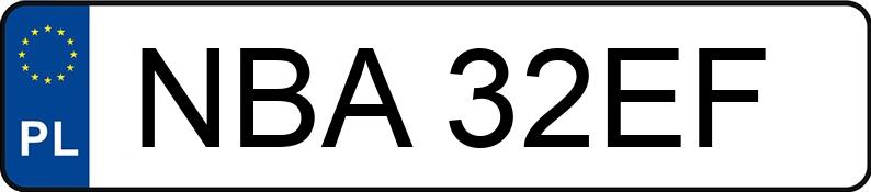 Numer rejestracyjny NBA 32EF posiada BMW 318I 1.9 - NBA32EF Numer rejestracyjny NBA 32EF posiada BMW 318I 1.9 - NBA32EF