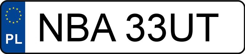 Numer rejestracyjny NBA 33UT posiada HYUNDAI IX35 - NBA33UT