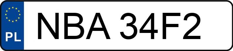 Numer rejestracyjny NBA 34F2 posiada NISSAN Qashqai 1.5 dCi MR`07 E4 Acenta - NBA34F2