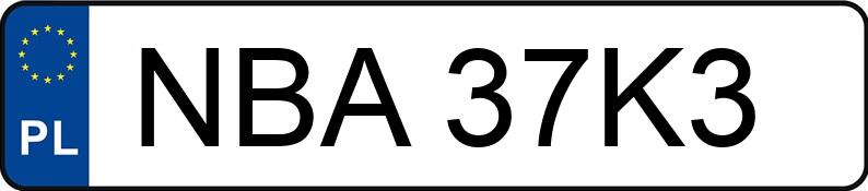 Numer rejestracyjny NBA 37K3 posiada BMW 728i Kat. E38 728i Kat. E38 - NBA37K3 Numer rejestracyjny NBA 37K3 posiada BMW 728i Kat. E38 728i Kat. E38 - NBA37K3
