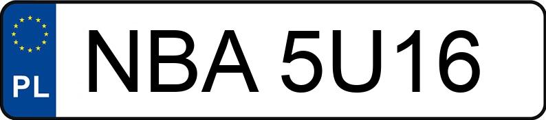 Numer rejestracyjny NBA 5U16 posiada TOYOTA RAV4 - NBA5U16 Numer rejestracyjny NBA 5U16 posiada TOYOTA RAV4 - NBA5U16