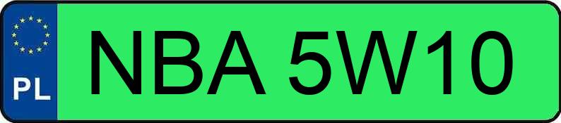 Numer rejestracyjny NBA 5W10 posiada HYUNDAI Ioniq Electric MR`16 Platinum 28kWh - NBA5W10 Numer rejestracyjny NBA 5W10 posiada HYUNDAI Ioniq Electric MR`16 Platinum 28kWh - NBA5W10