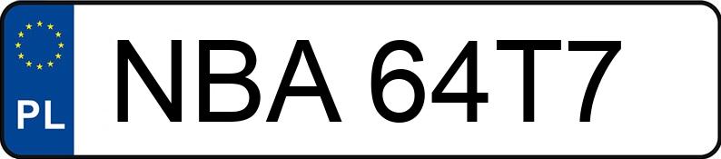 Numer rejestracyjny NBA 64T7 posiada RENAULT KADJAR - NBA64T7