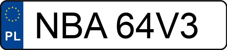 Die Registrierungsnummer NBA 64V3 hat BMW 320i Kat. E36 320i Kat. E36 - NBA64V3 Die Registrierungsnummer NBA 64V3 hat BMW 320i Kat. E36 320i Kat. E36 - NBA64V3