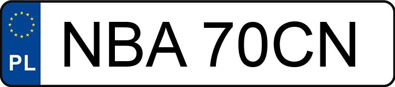 Numer rejestracyjny NBA 70CN posiada FORD Focus 1.8 TDDi MR`98 Ghia - NBA70CN