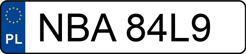 Numer rejestracyjny NBA 84L9 posiada AUDI A6 Avant 2.5 TDi Kat. MR`97 4B A6 Avant 2.5 TDi Kat. MR`97 4B - NBA84L9