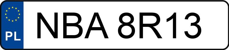Numer rejestracyjny NBA 8R13 posiada OPEL CORSA - NBA8R13