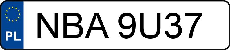 Numer rejestracyjny NBA 9U37 posiada JEEP GRAND CHEROKEE - NBA9U37 Numer rejestracyjny NBA 9U37 posiada JEEP GRAND CHEROKEE - NBA9U37