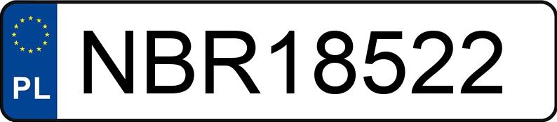 Numer rejestracyjny NBR 18522 posiada BMW 318 I - NBR18522