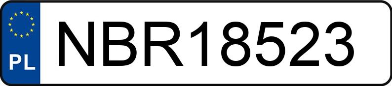 Numer rejestracyjny NBR 18523 posiada PEUGEOT 206 - NBR18523