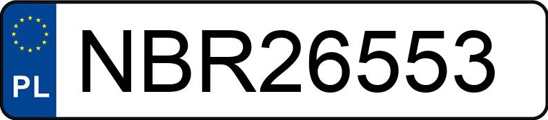 Numer rejestracyjny NBR 26553 posiada SKODA Superb II 1.6 TDI-CR MR`14 E5 Active DSG - NBR26553