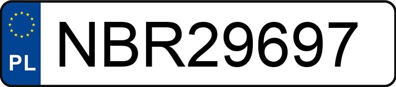 Numer rejestracyjny NBR 29697 posiada FORD FOCUS 1.6 - NBR29697 Numer rejestracyjny NBR 29697 posiada FORD FOCUS 1.6 - NBR29697