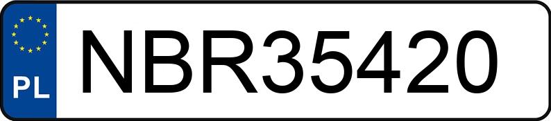 Numer rejestracyjny NBR 35420 posiada AUDI A4 AVANT - NBR35420