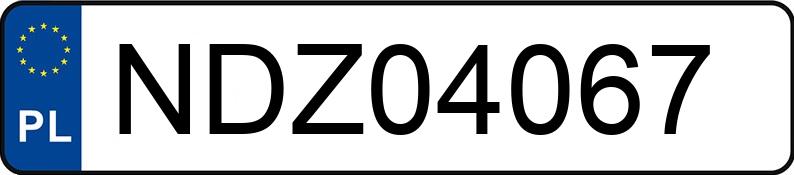 Numer rejestracyjny NDZ 04067 posiada SKODA OCTAVIA - NDZ04067