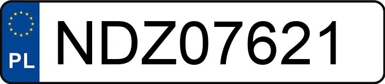 Numer rejestracyjny NDZ 07621 posiada FORD Cougar 2.5 Cougar 2.5 - NDZ07621