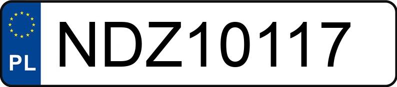 Numer rejestracyjny NDZ 10117 posiada BMW 320 - NDZ10117 Numer rejestracyjny NDZ 10117 posiada BMW 320 - NDZ10117